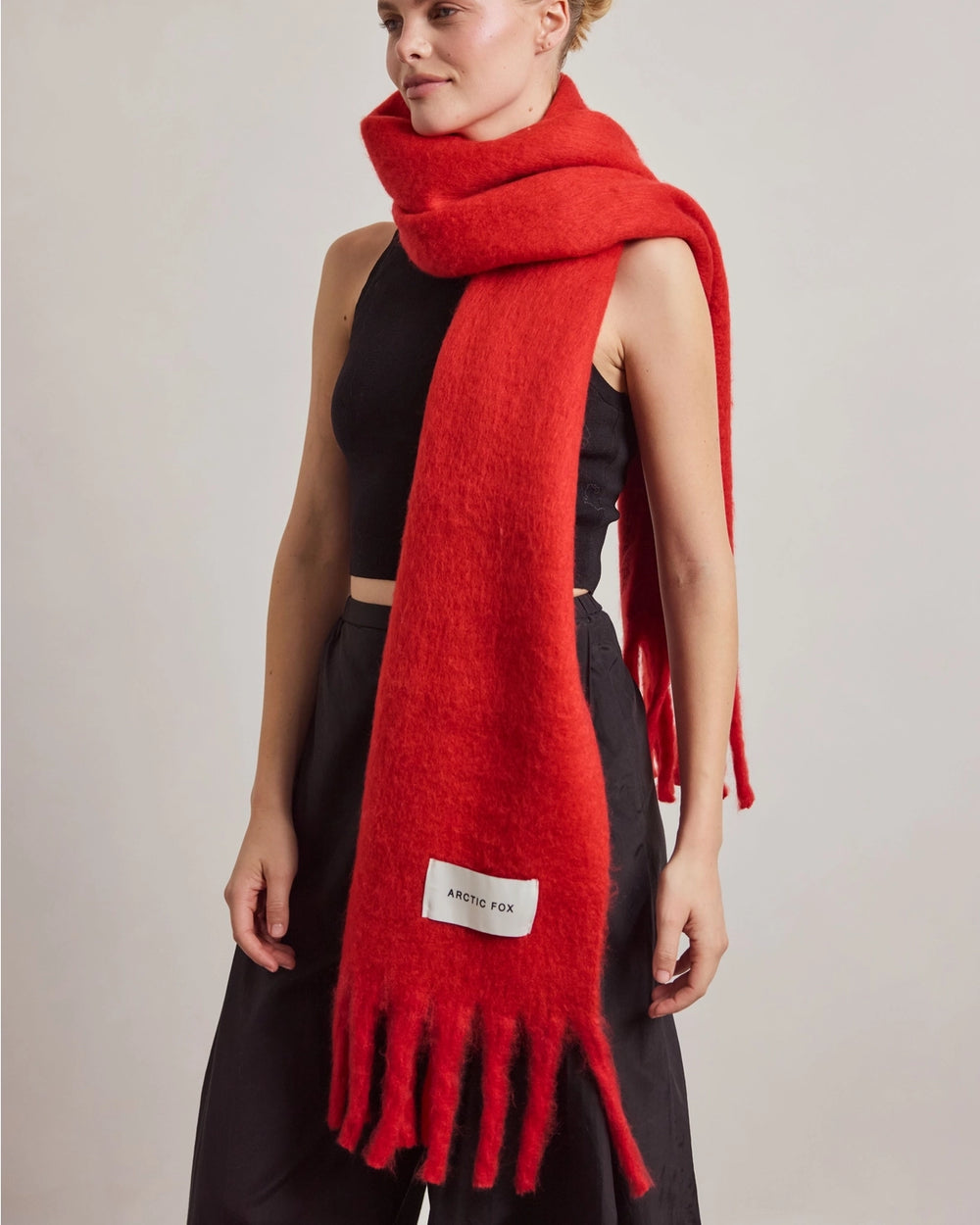 The Stockholm Scarf - Crimson Red