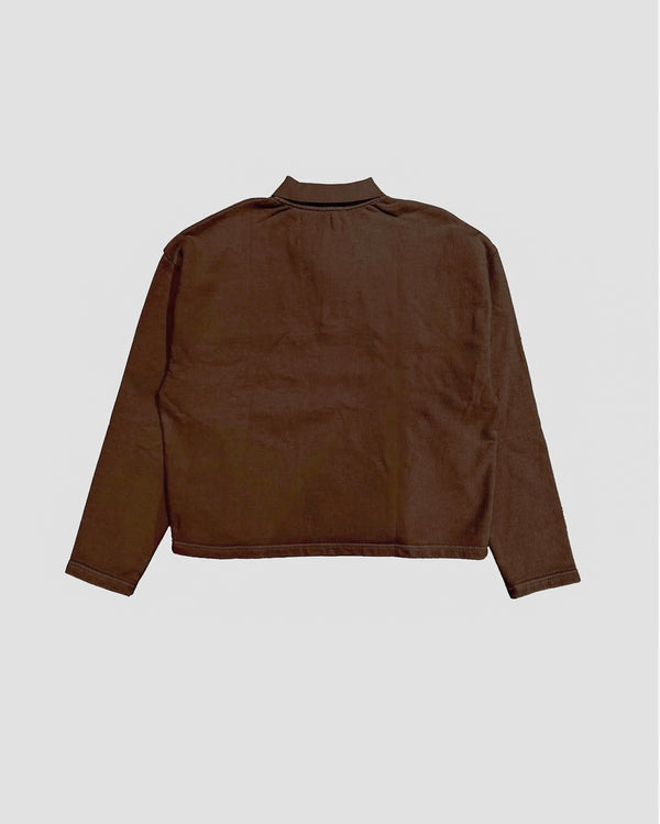 Cotton Rugby Collared Shirt - Acid Wash