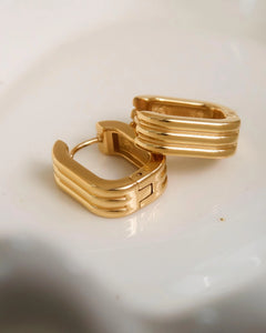 Noa Stripe Hoop Earring