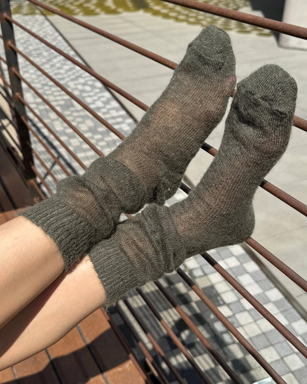 Mohair Veil Socks