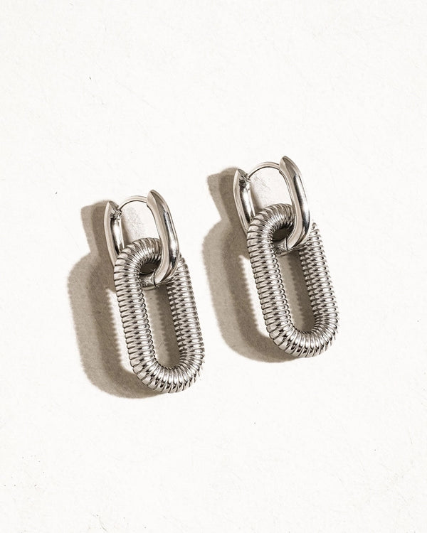 Kate Double Chain Hoop Earring