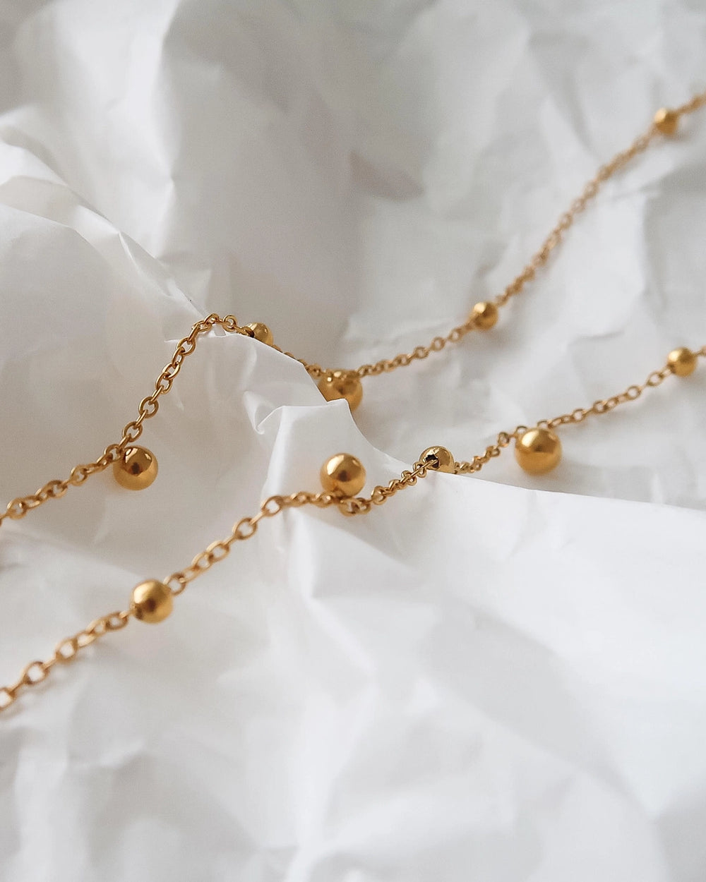 Gold Lariat Necklace
