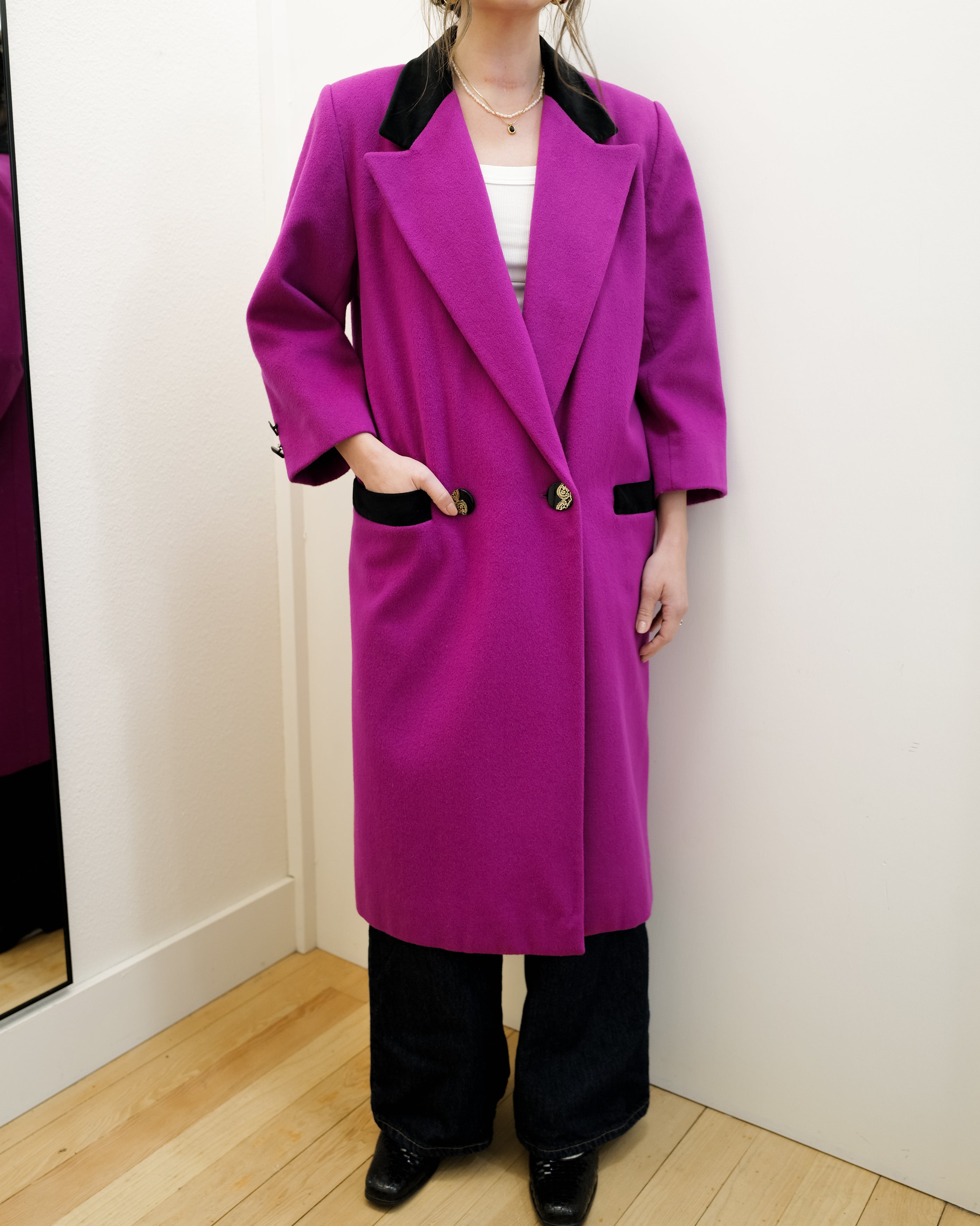 Vintage Christian Dior Wool Coat - Dry Cleaned
