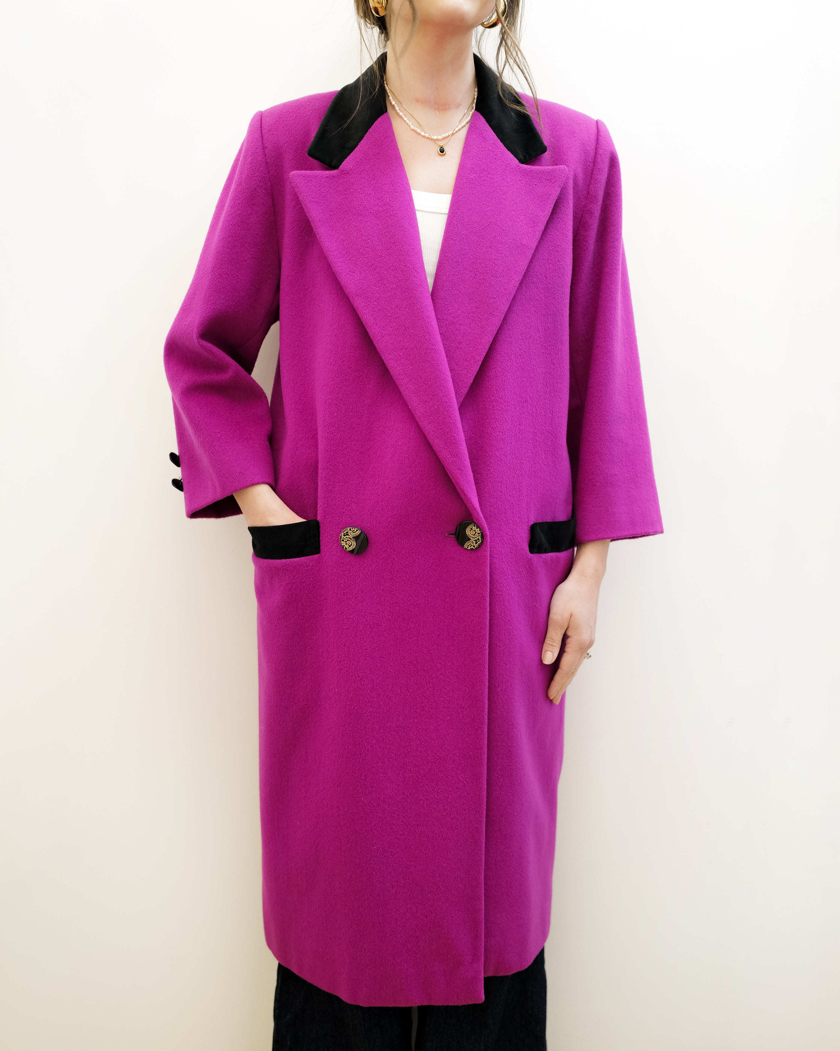 Vintage Christian Dior Wool Coat - Dry Cleaned