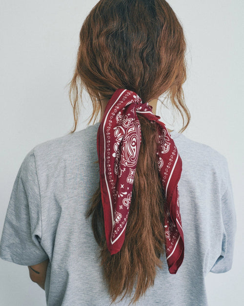 Paisley Silk Bandana Scarf