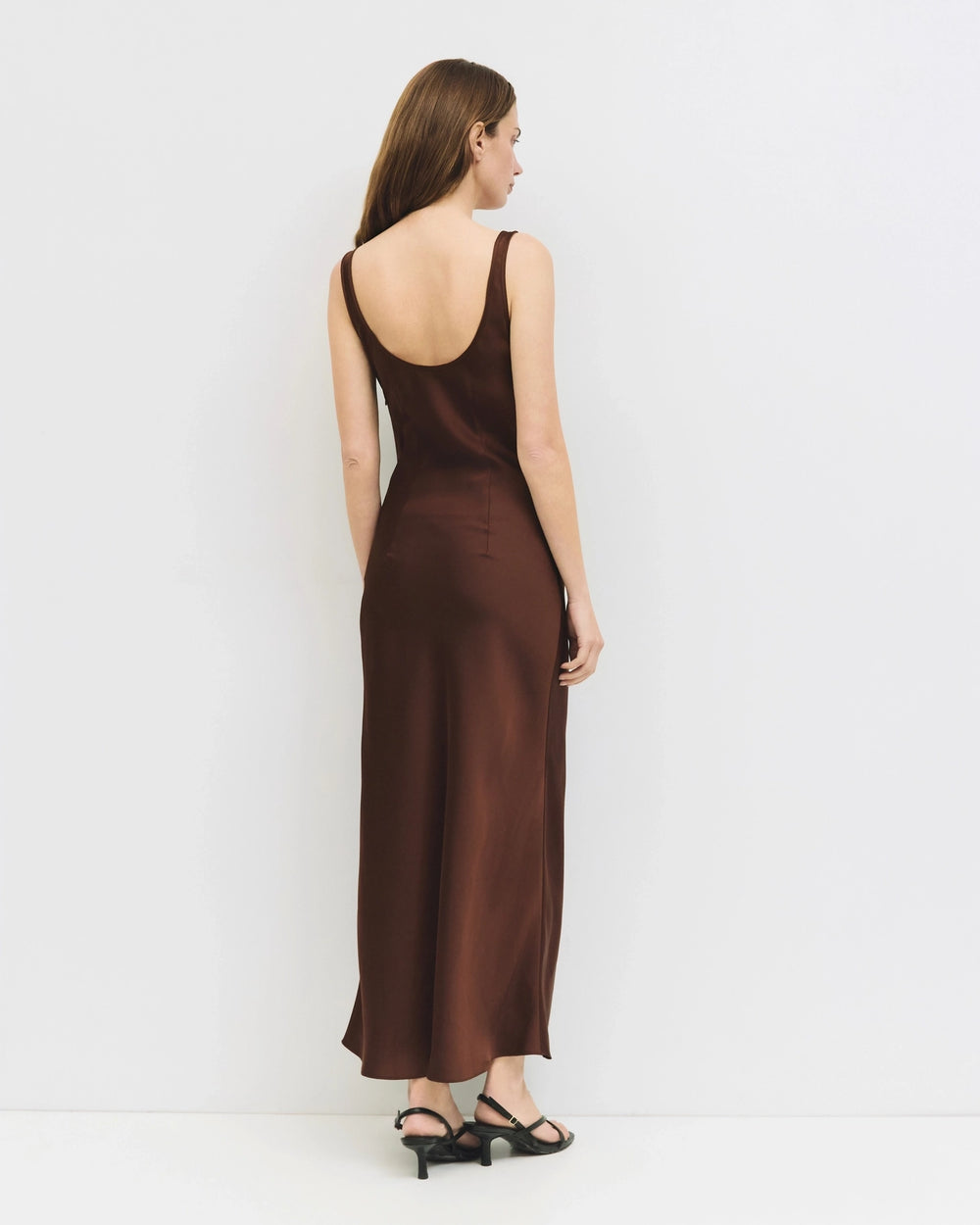 The Satin Midi Dress