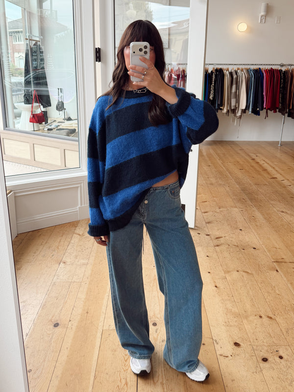 Oversized Stripe Sweater