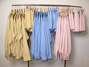 The Oversized Stripe Button Long Sleeve Shirt