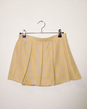 The Striped Pleated Skort