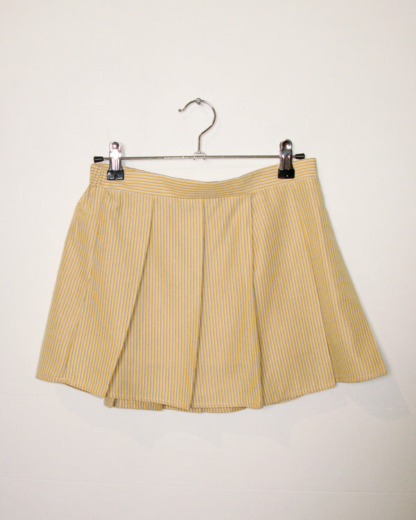 The Striped Pleated Skort