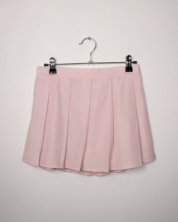 The Striped Pleated Skort