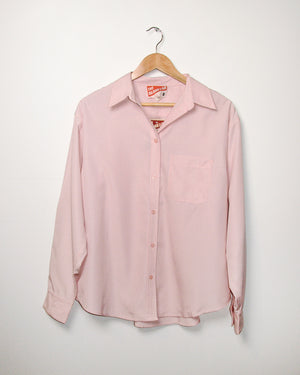 The Oversized Stripe Button Long Sleeve Shirt