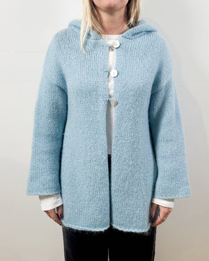 Vintage Blue Mohair Sweater