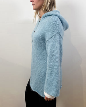 Vintage Blue Mohair Sweater