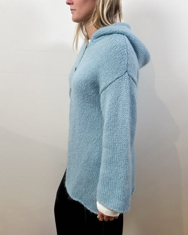 Vintage Blue Mohair Sweater