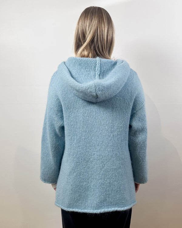 Vintage Blue Mohair Sweater