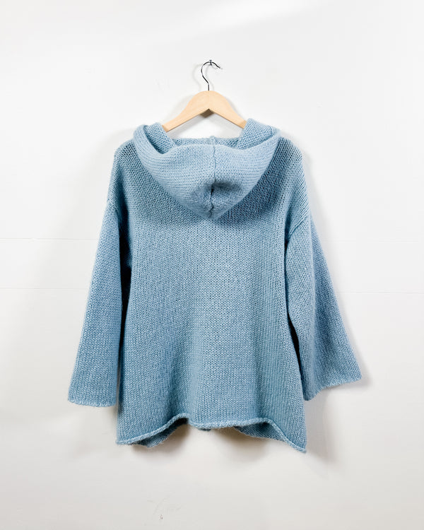 Vintage Blue Mohair Sweater