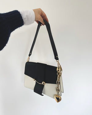 Gold Heart Bag Charm