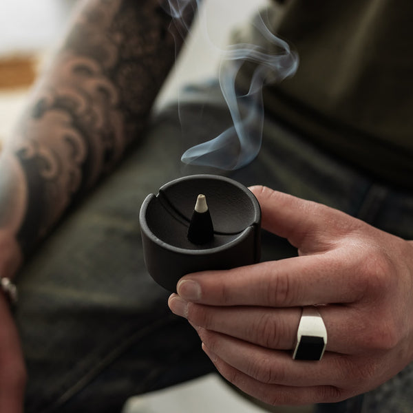 cigarette incense burner Angel Number 777 Shaped this fragrance conjures up notes of sandalwood Black Lady with eyes open