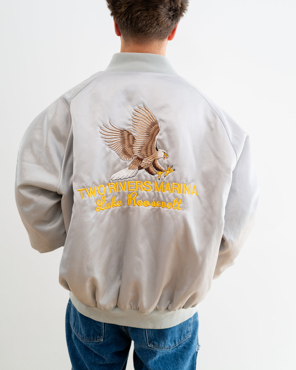 Vintage Eagle Bomber Jacket
