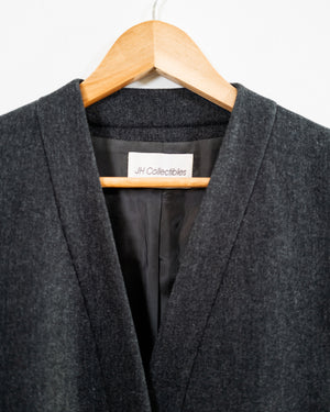 Vintage Charcoal Gray Blazer