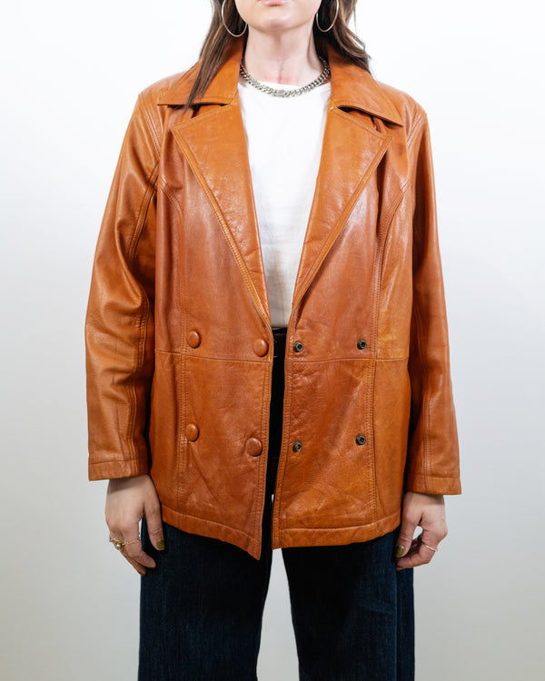 Vintage Camel Leather Jacket