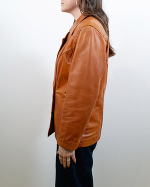 Vintage Camel Leather Jacket