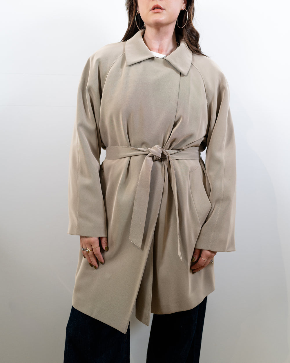 Vintage Wrap Trench Coat