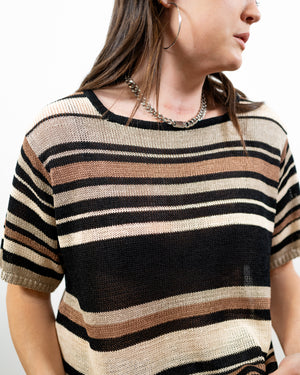 VIntage Knit Stripe Shirt