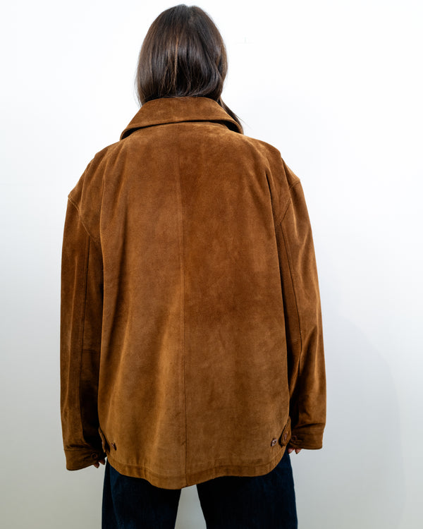 Vintage Brown Suede Jacket