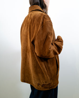 Vintage Brown Suede Jacket