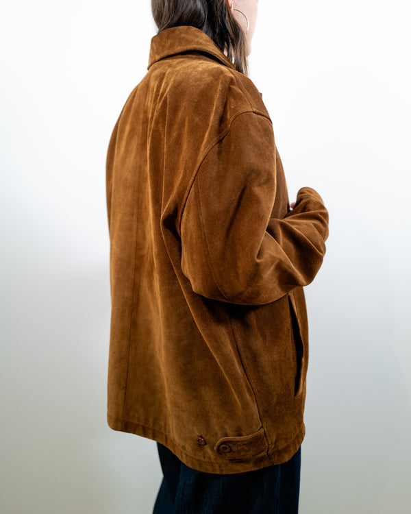 Vintage Brown Suede Jacket