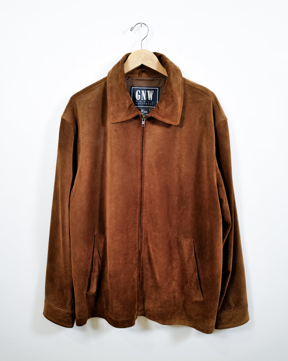 Vintage Brown Suede Jacket