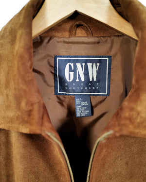 Vintage Brown Suede Jacket