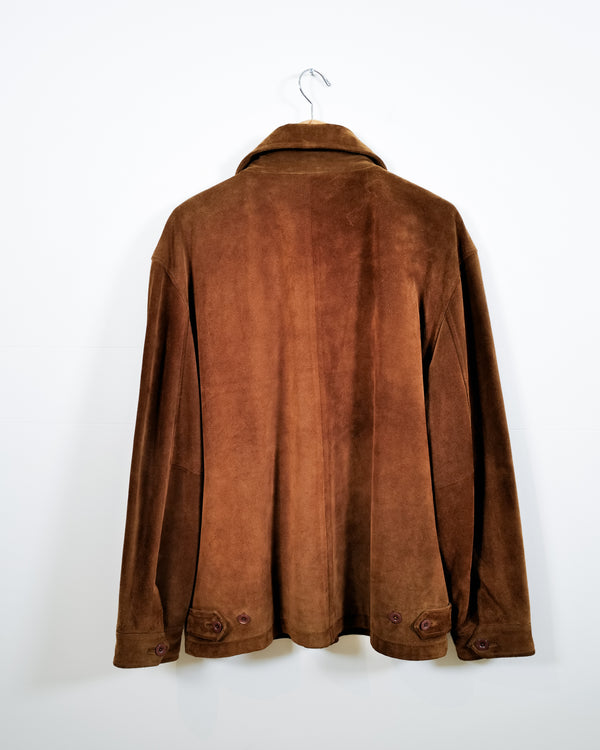 Vintage Brown Suede Jacket