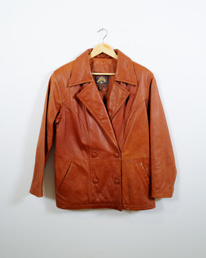 Vintage Camel Leather Jacket