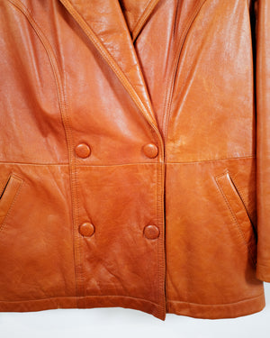 Vintage Camel Leather Jacket