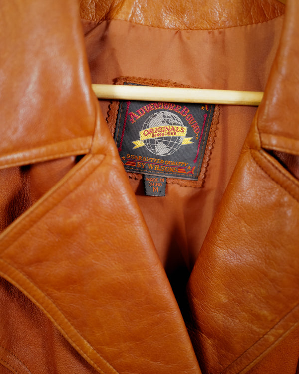 Vintage Camel Leather Jacket