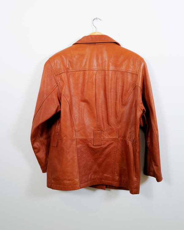 Vintage Camel Leather Jacket