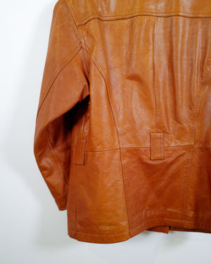 Vintage Camel Leather Jacket
