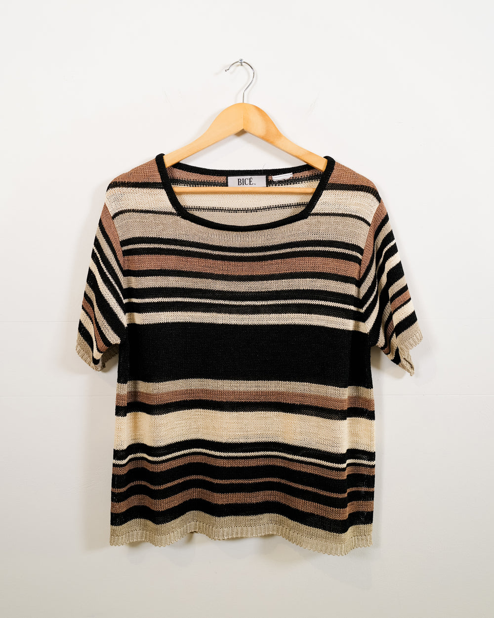 VIntage Knit Stripe Shirt