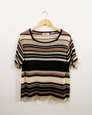 VIntage Knit Stripe Shirt