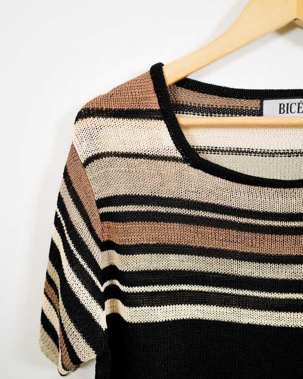 VIntage Knit Stripe Shirt