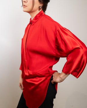 Vintage Red Long Top