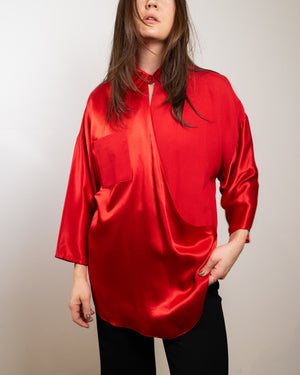 Vintage Red Long Top