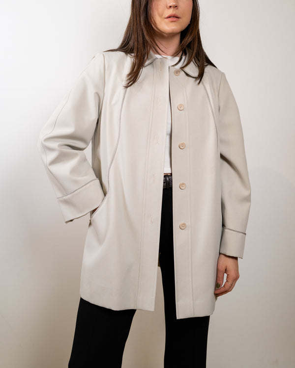 Vintage Gray Button Jacket