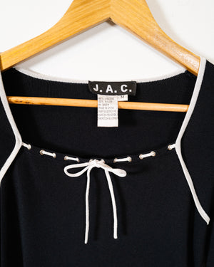 Vintage Knit Bow Top