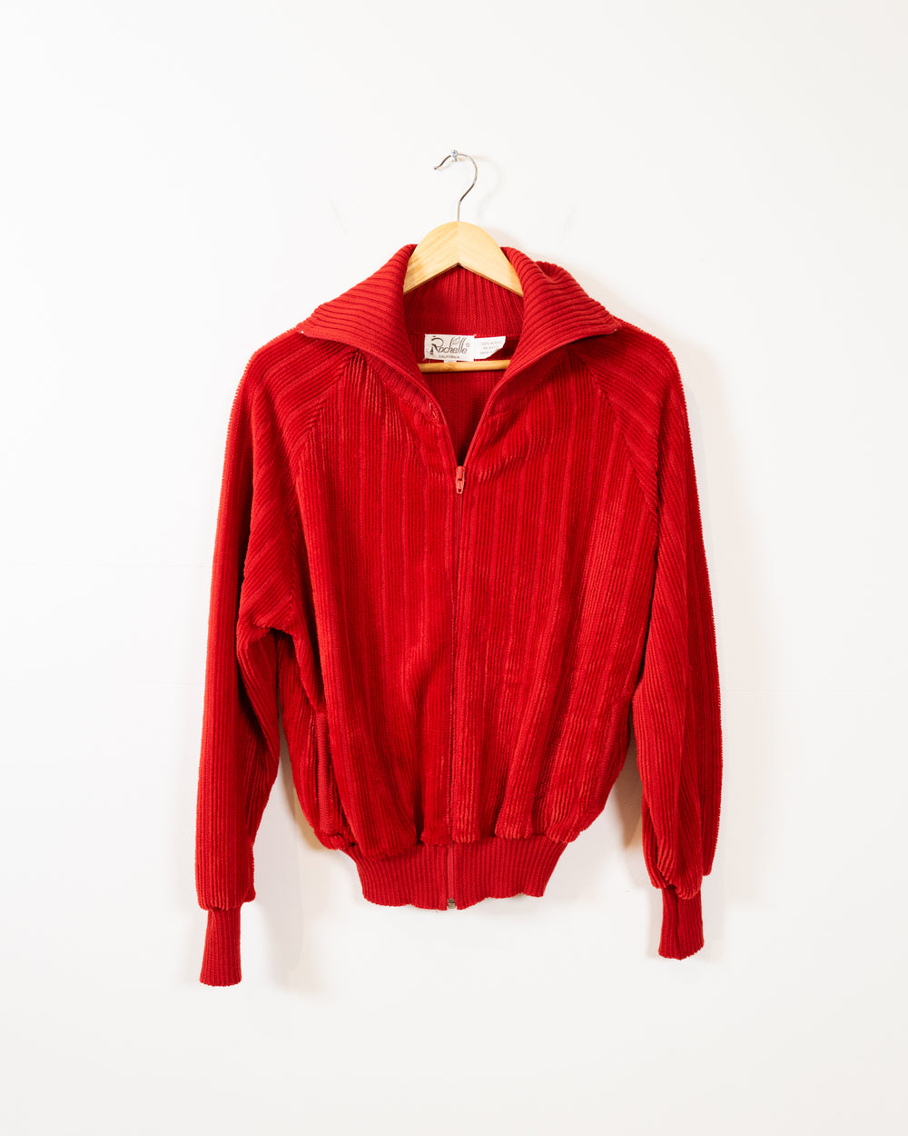 Vintage Red Zip Up