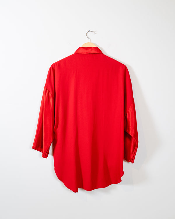 Vintage Red Long Top