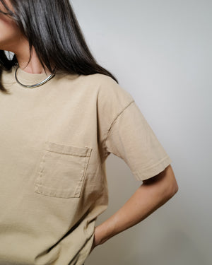 Vintage Tan Cotton Short Sleeve
